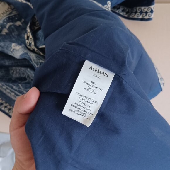 Alemais Oceane Mini Dress Navy - Picture 11 of 12